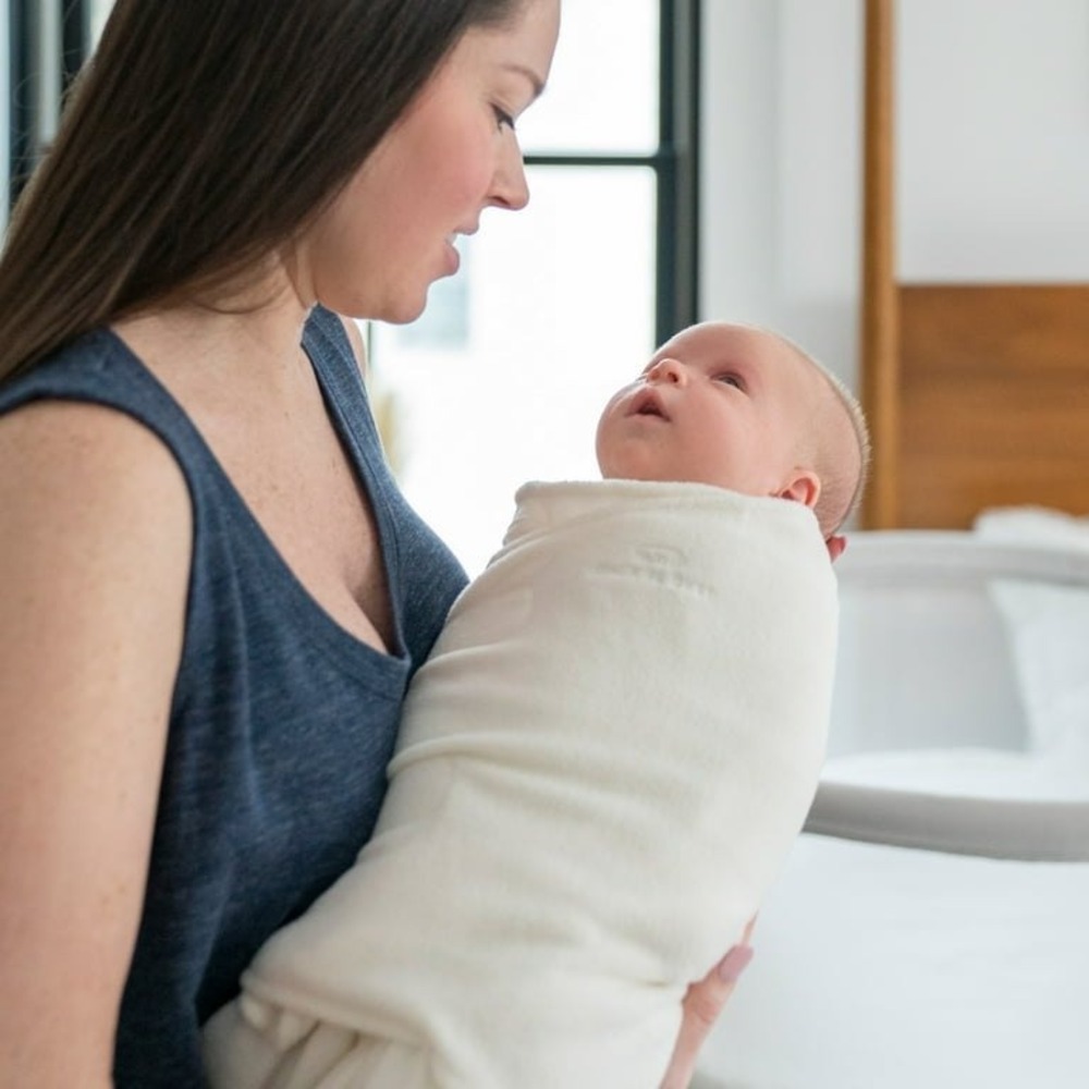 Halo micro fleece sleepsack swaddle‎ cream 3-6 months baby